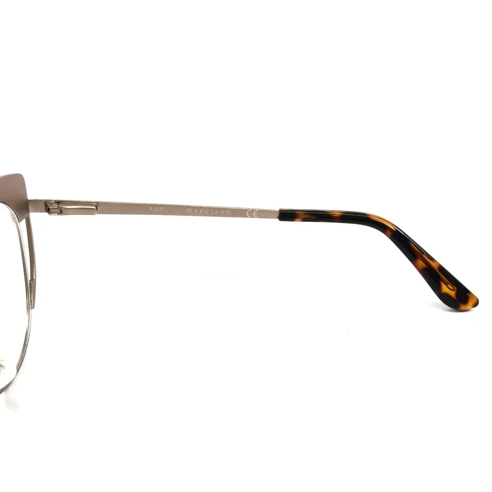 Marciano Eyeglasses Frames GM0343 028 Black Gold Cat Eye Sparkly 50-17-135